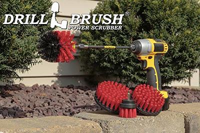 Drillbrush - Rotary Drill Brush Cordless Scrubber - Concrete Deck