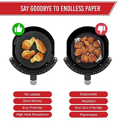 Mikapana Air Fryer Liners Disposable for Ninja Dual Air Fryer Parchment  Paper Liners,Non Stick Food Safe Waterproof Oilproof Parchment Paper for  Baking,Air Fryer Accessories, Rectangular,100 Pcs - Yahoo Shopping