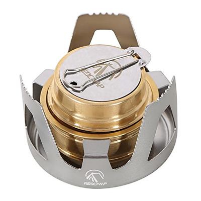 Mini Camping Stove Burner - Alloy - Aluminum - Yellow - White - 3 Colors  from Apollo Box