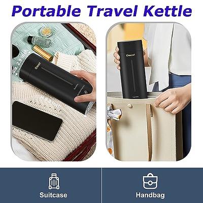 Travel Electric Kettle, 350ml Small Portable Kettle for Travel with Temp  Presets Water Boiler with Keep Warm Function, Fast Boil 