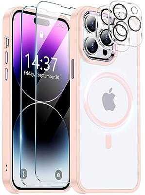 Mkeke for iPhone 14 Pro Max Case Clear Magnetic Version Work with Magsafe  Non Yellowing Shockproof Case with Military Grade Protection for Apple