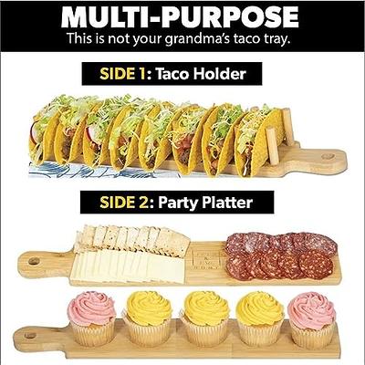 Holder Holders Plates Bamboo Kitchen Accessories Taco Plate Gifts for Home  Taco Toaster Taco Set