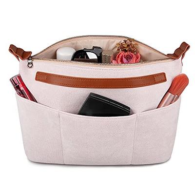 LEXSION Felt Purse Bag Organizer Insert with zipper Bag Tote Shaper Fit  Speedy Neverful PM MM 8021 Ligth brown M - Yahoo Shopping