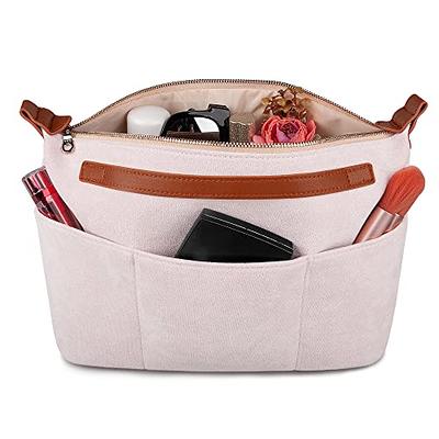 OAikor Purse Organizer Insert Fit for GG Marmont Matelasse & Mini Shoulder Bag Beige (Miniature, Felt)