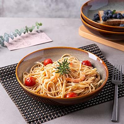 4pcs 4 Colors Large Wheat Straw Tray Set, Unbreakable Lightweight Dinner Dishes for Restaurant, Microwave Dishwasher Safe Tray, Pefect for Kitchen