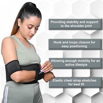 Wonder Care Left Right Shoulder Immobilizer Arm Sling Elastic Brace for  Clavicle Collar Bone Dislocation Subluxation Shoulder stabilizer  Compression Brace After Rotator Cuff Surgery - Yahoo Shopping