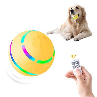 Kirisima Interactive Dog Balls Toys Active Rolling Ball for Dogs, Remote  Control Light-Up Dog Ball USB Rechargeable Yellow - Yahoo Shopping