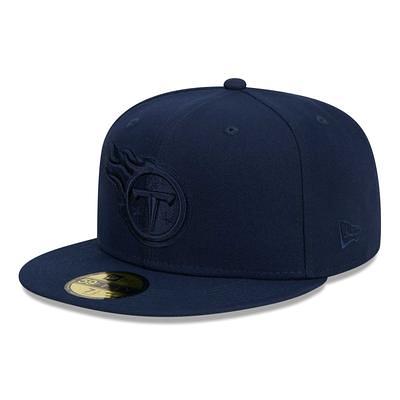 Men's Tennessee Titans New Era White Omaha 59FIFTY Fitted Hat