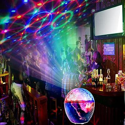Disco Lights for Parties Multi Colour Mini Disco Ball Light Portable LED  Home Disco Lights Sound Activated DJ Lights, 2-Pack USB Rechargeable Disco  Lights for Kids, Car, DJ, Party, Bar, Christmas 