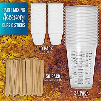 12 Pack Paint Cans Clear Plastic Paint Cans 3 x 3 Inches Mini Empty Bucket  with Lids Small Transparent Paint Containers for Art Crafts Candy DIY