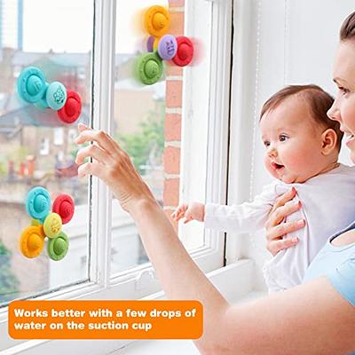 Suction Cup Spinner Toys - Baby Montessori Sensory Educational