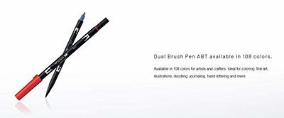 Dual Brush Pen Art Markers, 108 Colors, Brush Markers