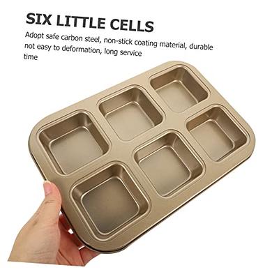 6 Pack Mini Loaf Pans,Non-Stick Baking bread Pan,Carbon Steel