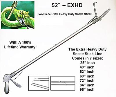 2 in 1 Collapsible Snake Hook, Adjustable Snake Tong Snake Grabber