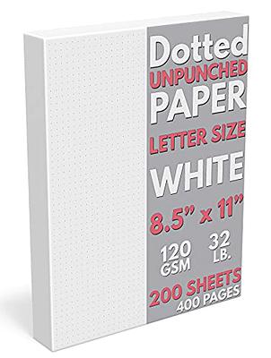 Notebook College Ruled Line Paper: Light Gray Dotted 8.5x11 Composition  Note Book 100 Sheets (200 Pages Front and Back)