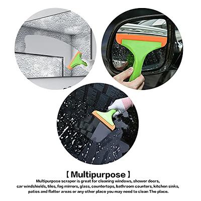 Gomake Small Rubber Squeegee Window Shower Squeegee,Auto Water Blade for  Car Windshield, Window, Mirror, Glass Door