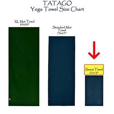 Heathyoga Non-Slip Hot Yoga Towel, Stickyfiber Yoga Mat Towel with