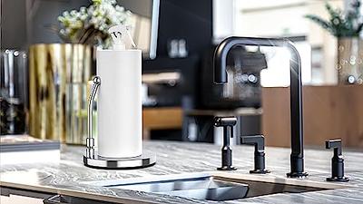 The Original Paper Towel Holder with Spray Bottle - As Seen On TV -  Improved Spray Bottle Design - Heavy Non Slip Weighted Stainless Steel Base  for One Handed Operation - Yahoo Shopping