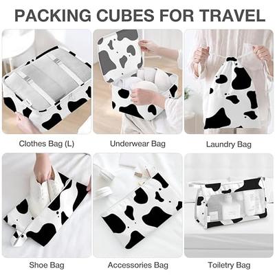 8 Pcs Luggage Organizer Set Travel Cube Bags Storage Clothes Packing  Accessories