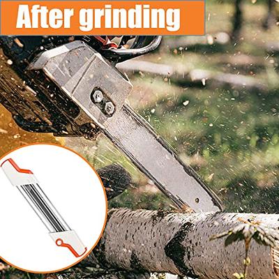 Sharpen chainsaw chain easy and fast 