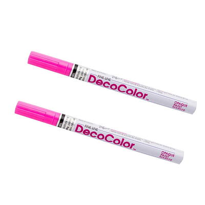 Marvy Uchida DecoColor Paint Markers, Acrylic, Opaque