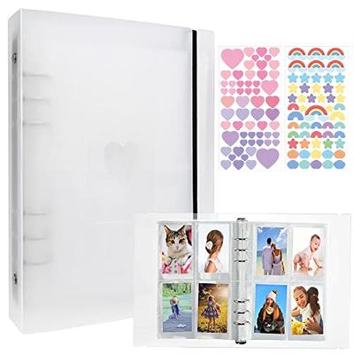 Card Holder Binder, Kpop Photocard Binder. Kpop Album, Kpop Photocard  Holder Book, A5 Binder Photocard Album, 200 Cards, 8 Sheets of Stickers 