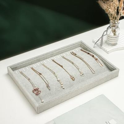 6PCS jewelry showcase storage Black Jewelry Trays Jewelry Box Inserts  Jewelry