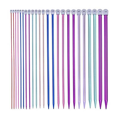 Bonayuanda 30pcs Colorful Large Eye Plastic Sewing Needles for Kid Weave Education