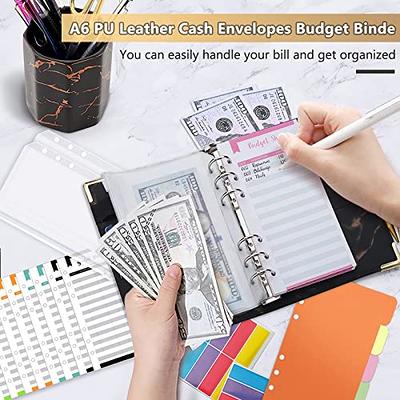 Soomeet Budget Binder, 54Pcs Budget Binder with Zipper Envelopes, Cash  Envelopes for Budgeting, Money Organizer for Cash, A6 Budget Planner with Cash  Envelopes, Black - Yahoo Shopping