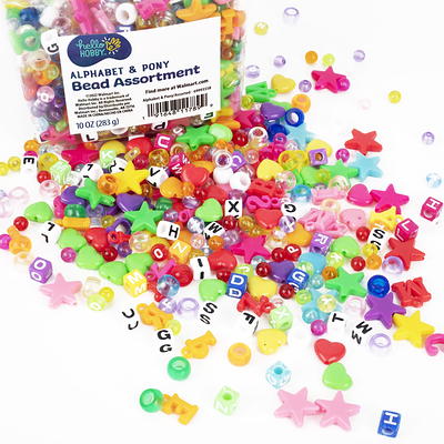 Hello Hobby Button Bead Mix, Assorted Colors and Sizes, 3.5 oz