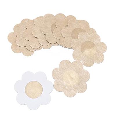 WITROMAN 40 Pieces nipple covers disposable nipple Pasties nipple Petals  (Nude) at  Women's Clothing store