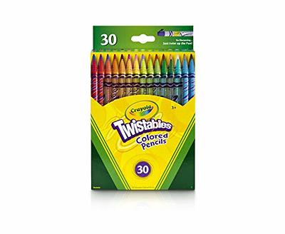 Crayola Twistables Nontoxic Colored Pencils Assorted Colors No Sharpening  18 ct