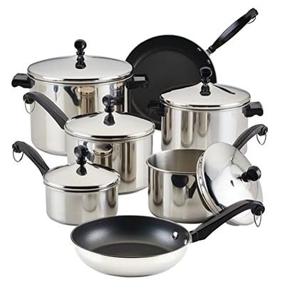 Gourmet Edge - 7 Pieces Stainless Steel Non Stick Cookware Set #20