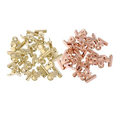 Gold Binder Paper Clips Set,182pcs Large Paper Clips,Binder Clips