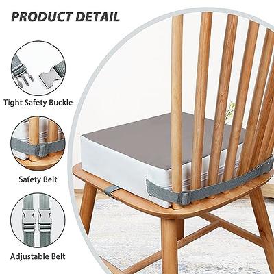 Child Dining Chair Booster Cushion Toddler Booster Seat For Dining Table  Double Straps Washable Cushion Increasing Cushion Fo - AliExpress