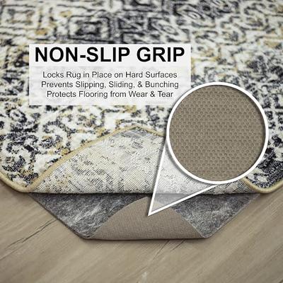 Non Slip Rug Pad Gripper 8x10 Feet Extra Thick Pads for Any Hard Surface  Floors