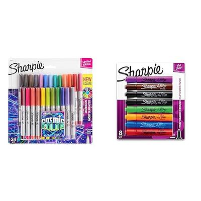 Sharpie Permanent Markers, Ultra Fine Point, Black, 12 Count