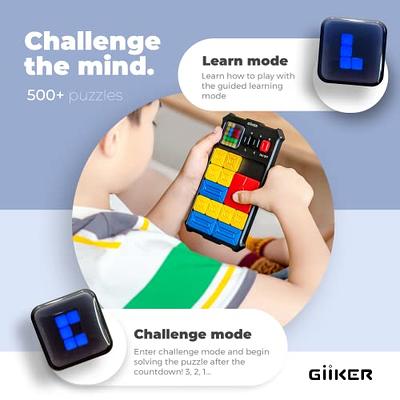 GiiKER Super Slide Brain Games, 500+ Levelled UP Challenges Brain Teaser  Puzzles