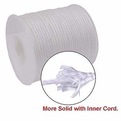 Y-Axis Roll of 60 Yards 2.0mm White Braided Nylon Lift Shade Cord