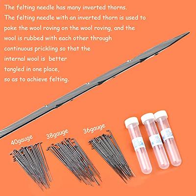 Needles Felting Tools, 3 Sizes Wool Felting Needles with 2 Types Needle  Felting Tool, DIY Wool Pin Felting Tools for Beginner Professional