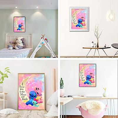Diamond Painting Kits - Winnie The Pooh 5D Diamond Art for Adults Kids Full  Drill Round Crystal Pictures Home Wall Art (12 X 16)