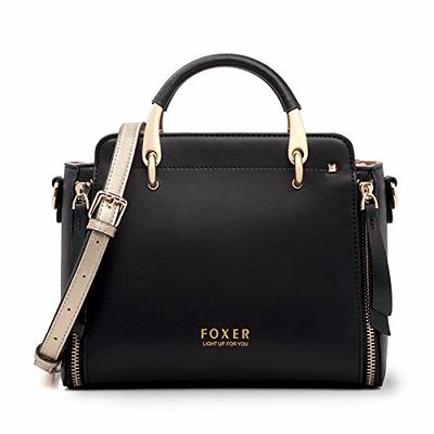 FOXLOVER Women's Multifunctional Leather Satchel Handbag