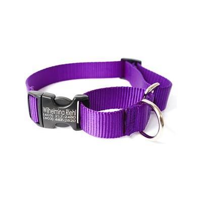 Coastal Pet Products Personalized Martingale Dog Collar in Orchid, Size: 14L x 0.75W | Nylon PetSmart