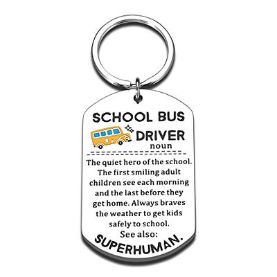 School Bus Drivers Appreciation Gifts Keychain From Student Thank You Gifts  for School Bus Driver Men Christmas Birthday Retirement Graduation Present  for School Bus Driver Him Gift Ideas for Women - Yahoo