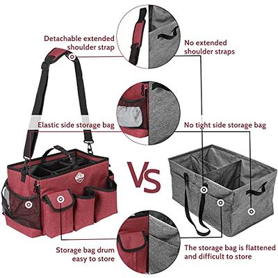Large Wearable Cleaning Caddy Bags with Handle and Shoulder and Waist  Straps,for Cleaning Supplies,for Furniture Storage,Car Organizer