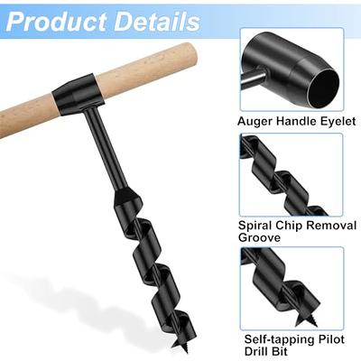 New Outdoor Survival Tool Hand Drill Manual Auger for Bushcraft Settlers  Wrench