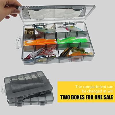 Gonex 3700 Tackle Trays 2 Packs, Sun Protection Waterproof Tackle