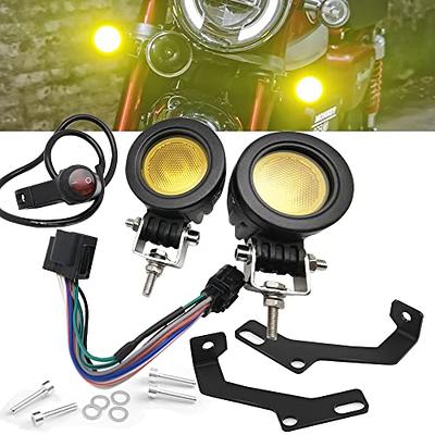 High Brightness Amber LED Fog Light Kit with Wire Harness Compatible for  Honda Monkey 125 Z125 (2018-2024) all models, Motorcycle Driving Lights, 2  PACK - Yahoo Shopping