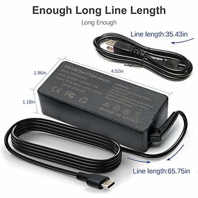 Charger for Lenovo Laptop, Thinkpad, Yoga, USB C, 65W 45W (UL Safety  Certified)