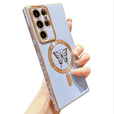  Phone Case for Samsung Galaxy S24 Ultra Case, Smart Clear View  Luxury Mirror for S24 Ultra Case with Kickstand, Leather Hard PC Flip  Shockproof Protective Cover Samsung S24 Ultra 5G Case (
